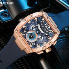 Montre MEGIR homme Chronographe sport militaire étanche – Image 11