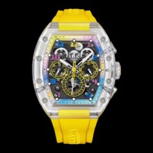 Montre Bonest Gatti Automatique squelette tonneau verre K9 – Image 11