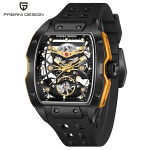Montre Homme Pagani Design Tonneau et Mouvement Quartz Japonais – Image 1