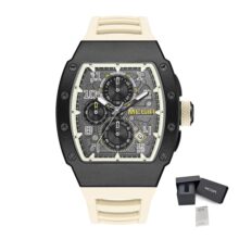 Montre MEGIR Sport en acier Quartz chronographe Date – Image 3