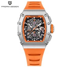 Montre automatique PAGANI DESIGN Squelette homme, en acier inoxydable – Image 5