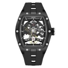 Montre MEGIR Sport mécaniques Silicone mouvement automatique lumineuse – Image 6