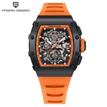 Montre automatique PAGANI DESIGN Squelette homme, en acier inoxydable – Image 2