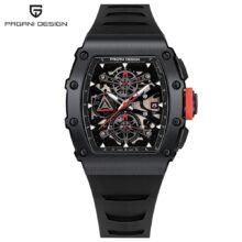 Montre automatique PAGANI DESIGN Squelette homme, en acier inoxydable – Image 1