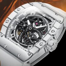 Montre BONEST GATTI Lunette en Fibre de Carbone, Tonneau – Image 7