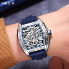 Montre MEGIR homme Automatique squelette sport – Image 11
