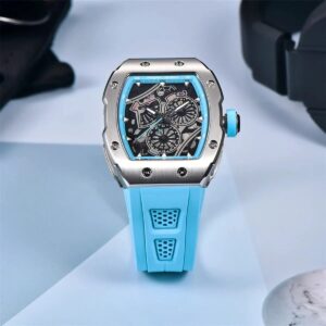 Montre homme Pagani Design tonneau – quartz et bracelet silicone – Image 8