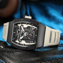 Montre MEGIR homme Automatique mécanique squelette sport – Image 9