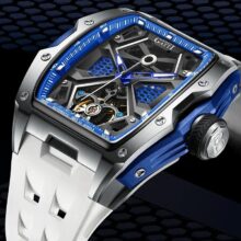 Montre Bonest Gatti Automatique squelette tonneau sport-luxe – Image 3