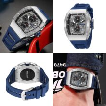 Montre MEGIR Sport en acier Quartz chronographe Date – Image 10