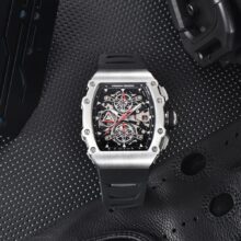 Montre automatique PAGANI DESIGN Squelette homme, en acier inoxydable – Image 12