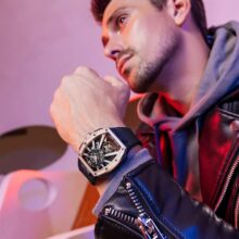 Montre Bonest Gatti Automatique tonneau carbone & acier – Image 6
