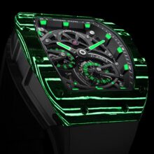 Montre Bonest Gatti Automatique squelette tonneau, carbone & alliage – Image 6