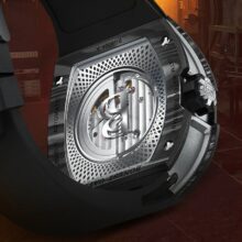 Montre BONEST GATTI Lunette en Fibre de Carbone, Tonneau – Image 3
