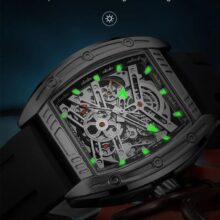 Montre MEGIR homme Automatique squelette sport – Image 7