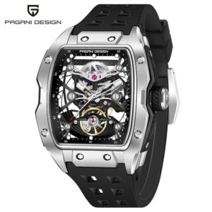 Montre Homme Pagani Design Tonneau et Mouvement Quartz Japonais – Image 5