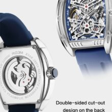 Montre MEGIR homme Automatique squelette sport – Image 6