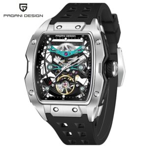 Montre Homme Pagani Design Tonneau et Mouvement Quartz Japonais – Image 4