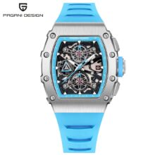 Montre automatique PAGANI DESIGN Squelette homme, en acier inoxydable – Image 7