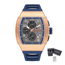 Montre MEGIR Sport en acier Quartz chronographe Date – Image 4