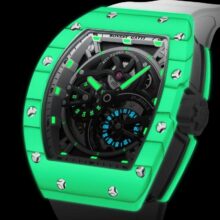 Montre Bonest Gatti Automatique squelette tonneau, carbone & alliage – Image 2