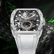 Montre Bonest Gatti   – Automatique squelette tonneau en verre K9 Saphir – Image 6
