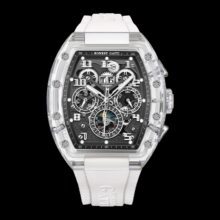 Montre Bonest Gatti Automatique squelette tonneau verre K9 – Image 5