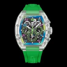 Montre Bonest Gatti Automatique squelette tonneau verre K9 – Image 2