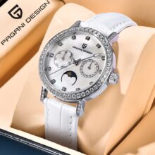 Montre Pagani Design Quartz phase de lune & calendrier – Image 10