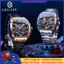 Montre Gelatu 6013 Automatique squelette multifonction – Image 5