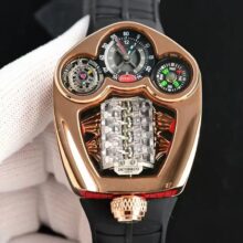 Montre Bugatti moteur V16 inspiré Jacob & Co – Image 2