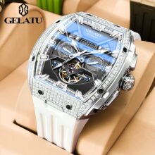 Montre Gelatu 6016 Automatique squelette sport-luxe – Image 3