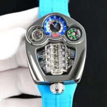Montre Bugatti moteur V16 inspiré Jacob & Co – Image 8