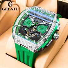 Montre Gelatu 6016 Automatique squelette sport-luxe – Image 9