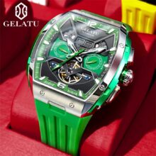 Montre Gelatu 6013 Automatique squelette multifonction – Image 12