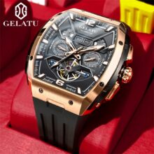 Montre Gelatu 6013 Automatique squelette multifonction – Image 11