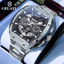 Montre Gelatu 6016 Automatique squelette sport-luxe – Image 10
