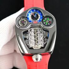 Montre Bugatti moteur V16 inspiré Jacob & Co – Image 10
