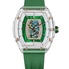 Montre Tsar Bomba Élégance tonneau pastel en quartz – Image 8