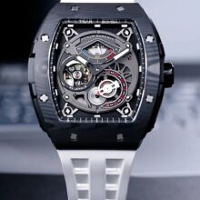 Montre Tsar Bomba homme Automatique indicateur de réserve & open-heart – Image 7
