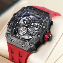 Montre Tsar Bomba Automatique carbone, squelette & poignet affirmé – Image 13