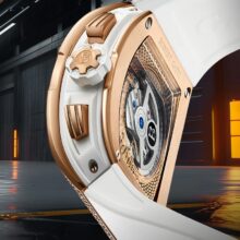 Montre Bonest Gatti Automatique squelette tonneau en acier & cristal – Image 5