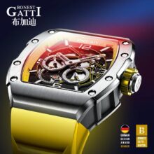 Montre Bonest Gatti Automatique squelette ghost-speed en acier 361L – Image 9