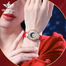 Montre femme OUPINKE « Advanced Full Diamond » Quartz – Image 7