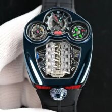 Montre Bugatti moteur V16 inspiré Jacob & Co – Image 4