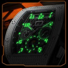 Montre Bonest Gatti Automatique squelette tonneau en acier & cristal – Image 6
