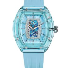 Montre Tsar Bomba Élégance tonneau pastel en quartz – Image 2