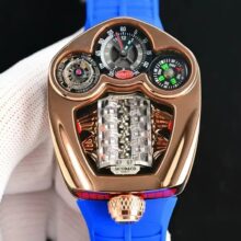 Montre Bugatti moteur V16 inspiré Jacob & Co – Image 3
