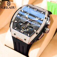 Montre Gelatu 6016 Automatique squelette sport-luxe – Image 4