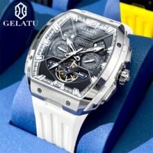 Montre Gelatu 6013 Automatique squelette multifonction – Image 3